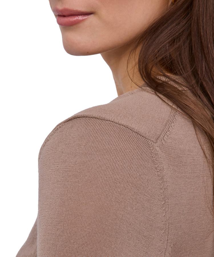 Falke Falke Merino X-fine V-Neck Strickpullover Damen - sesame (4390) - 3 | SportScheck