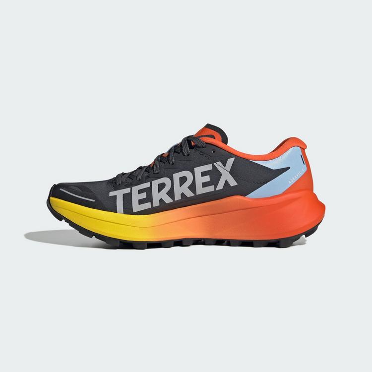 adidas adidas Terrex Agravic 4 Trail Running Schuh Laufschuhe Damen - Carbon / Grey Two / Semi Impact Orange - 5 | SportScheck