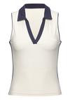 Copenhagen Studios Poloshirt Poloshirt Damen - offwhite