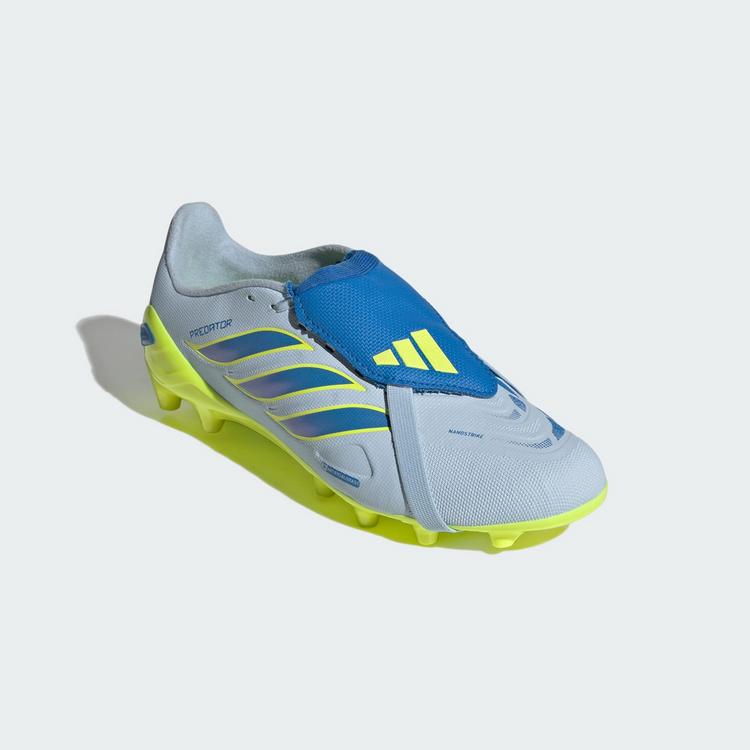 adidas adidas Predator League Fu&szlig;ballschuhe mit Fu&szlig;ballschuhe Kinder - Crystal Sky / Ray Blue / Team Solar Yellow 2 - 2 | SportScheck