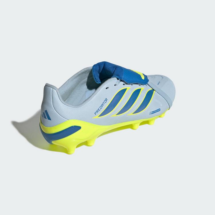 adidas adidas Predator League Fu&szlig;ballschuhe mit Fu&szlig;ballschuhe Kinder - Crystal Sky / Ray Blue / Team Solar Yellow 2 - 3 | SportScheck