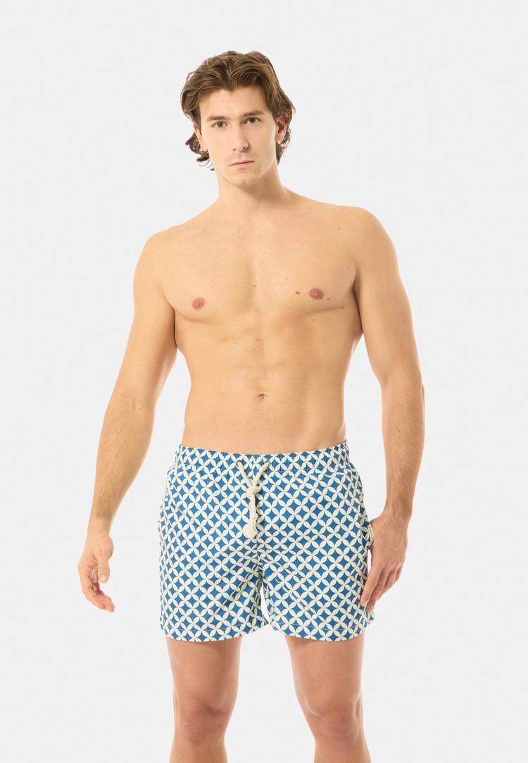 Gassa d'Amante Gassa d'Amante Amalfi Badehose Herren - Blau-weiss - 0 | SportScheck