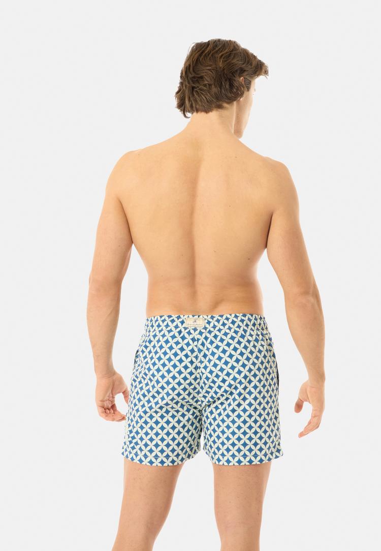 Gassa d'Amante Gassa d'Amante Amalfi Badehose Herren - Blau-weiss - 1 | SportScheck