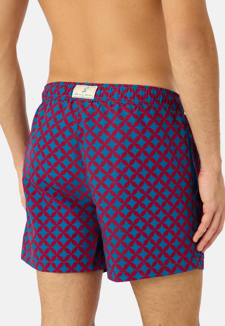 Gassa d'Amante Gassa d'Amante Amalfi Badehose Herren - Rot-blau - 2 | SportScheck