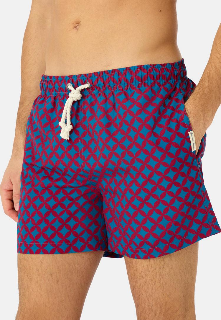 Gassa d'Amante Gassa d'Amante Amalfi Badehose Herren - Rot-blau - 0 | SportScheck