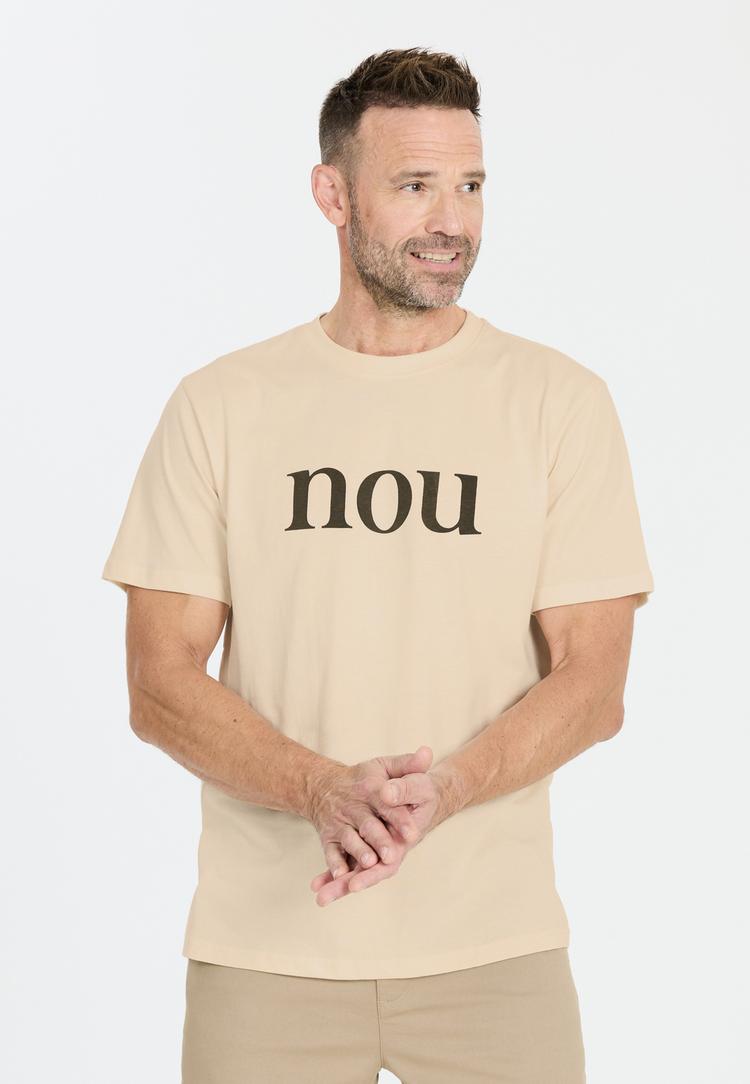 NOU NOU Sadil Printshirt Herren - 1310 Almond Milk - 1 | SportScheck
