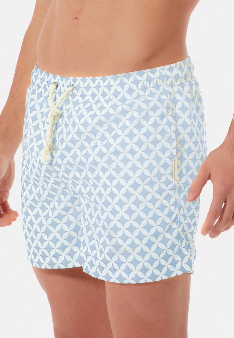 Gassa d'Amante Gassa d'Amante Amalfi Badehose Herren - Hellblau-weiss - 1 | SportScheck