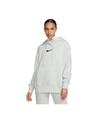 Nike Phoenix Fleece Hoody Damen Sweatshirt Damen - silberschwarz
