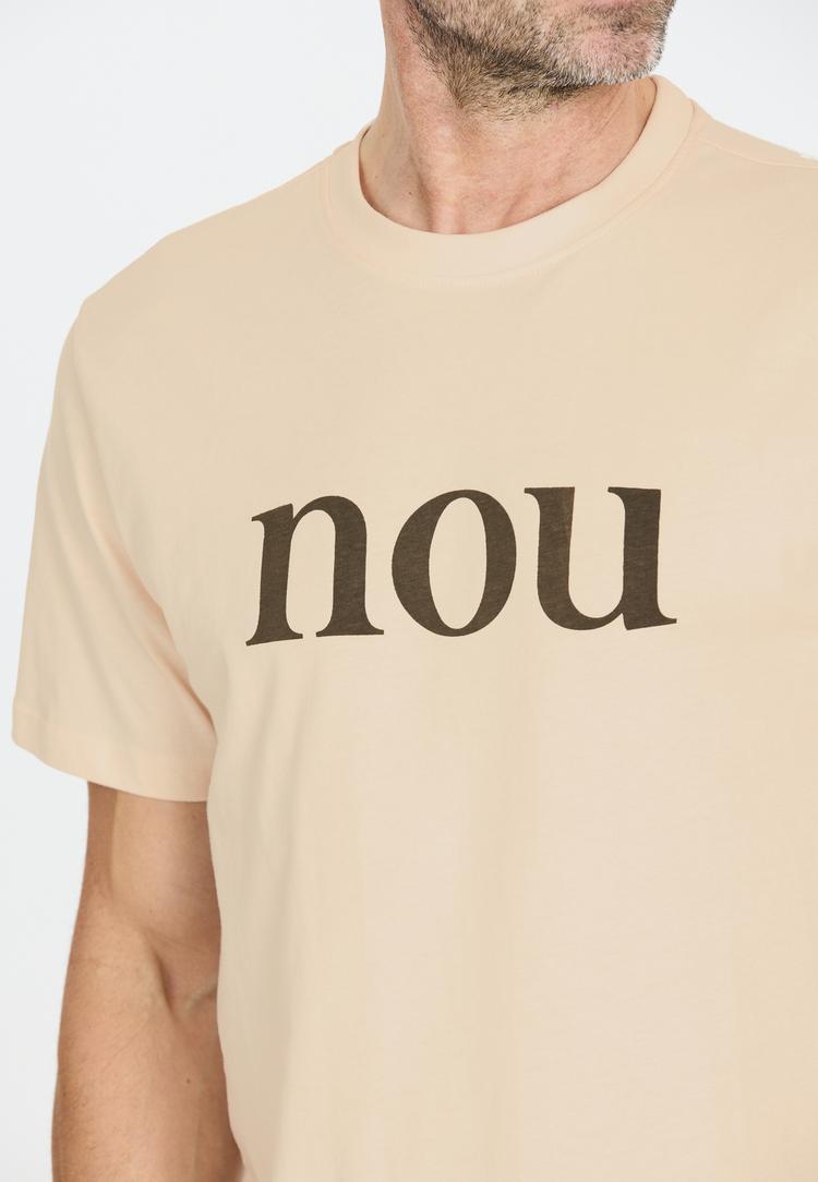 NOU NOU Sadil Printshirt Herren - 1310 Almond Milk - 1 | SportScheck