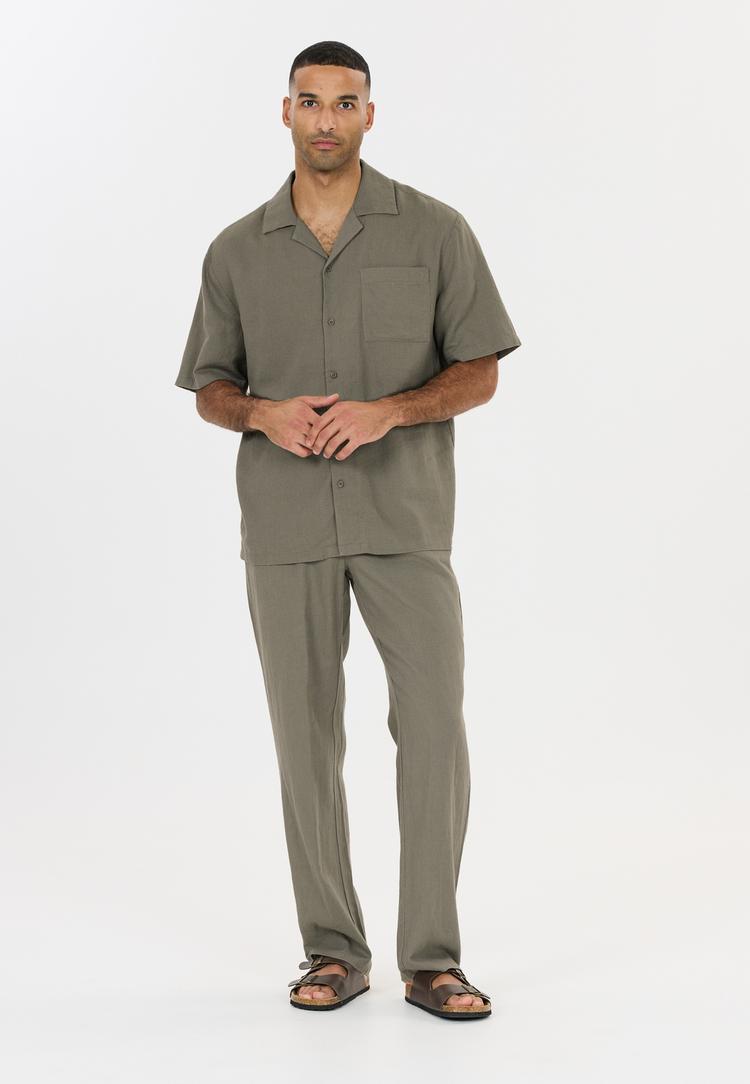 NOU NOU Dalan Kurzarmhemd Herren - 3211 Smokey Olive - 0 | SportScheck