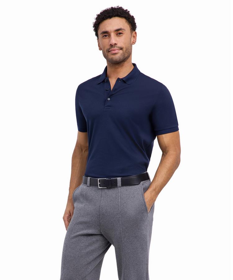 Falke Falke Pima Piqu&eacute; Polo Poloshirt Herren - space blue (6116) - 0 | SportScheck