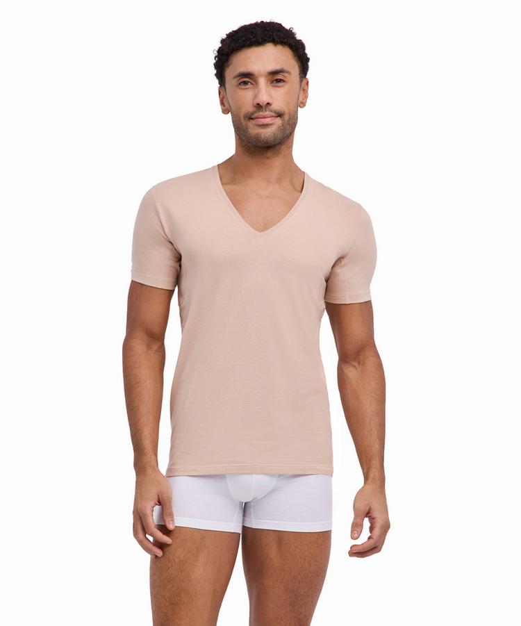Falke Falke UW Deep V-Neck T-Shirt Outlast m Unterhemd Herren - camel (4220) - 0 | SportScheck