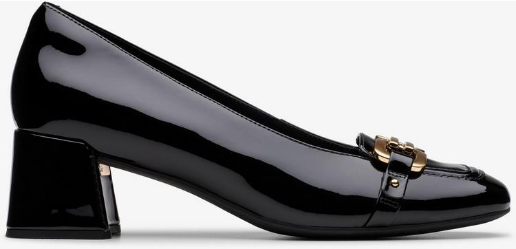 Clarks Clarks Nyta45 Court Halbschuhe Damen - 1218 Black Pat - 0 | SportScheck