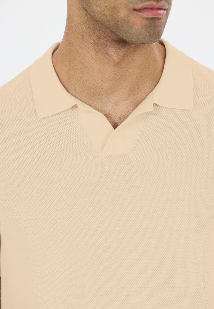 NOU NOU Beusch Poloshirt Herren - 1310 Almond Milk - 2 | SportScheck