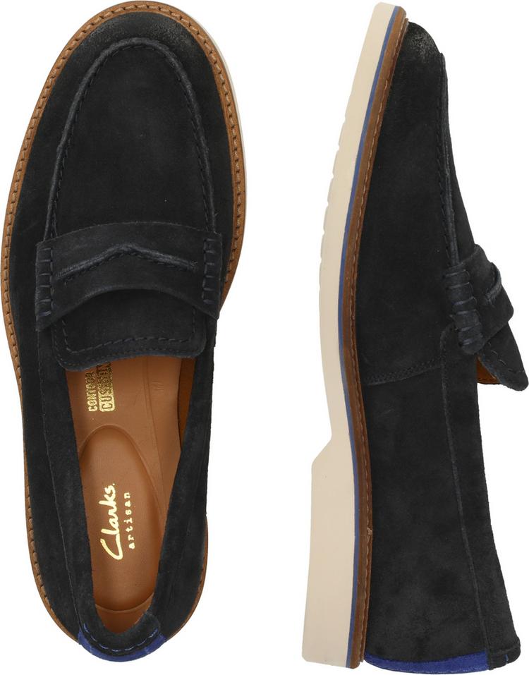 Clarks Clarks Atticus Halbschuhe Herren - 2250 Navy Suede - 2 | SportScheck