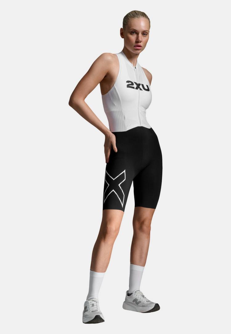 2XU 2XU Light Speed React Trisuit Triathlonanzug Damen - black-white - 1 | SportScheck