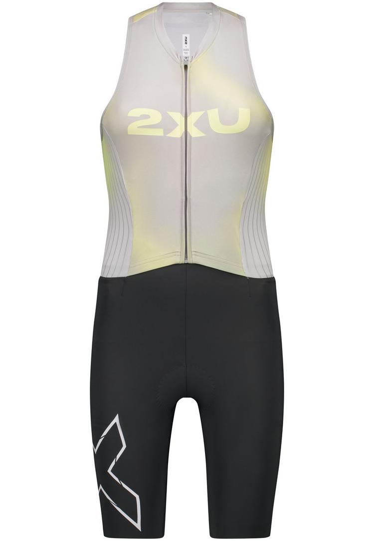 2XU 2XU Light Speed React Trisuit Triathlonanzug Damen - lemon ice-jupiter - 0 | SportScheck