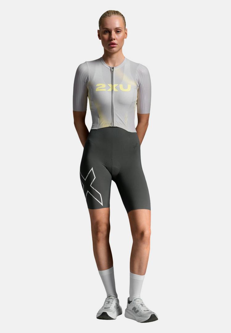 2XU 2XU Light Speed React Trisuit Triathlonanzug Damen - lemon ice-jupiter - 0 | SportScheck