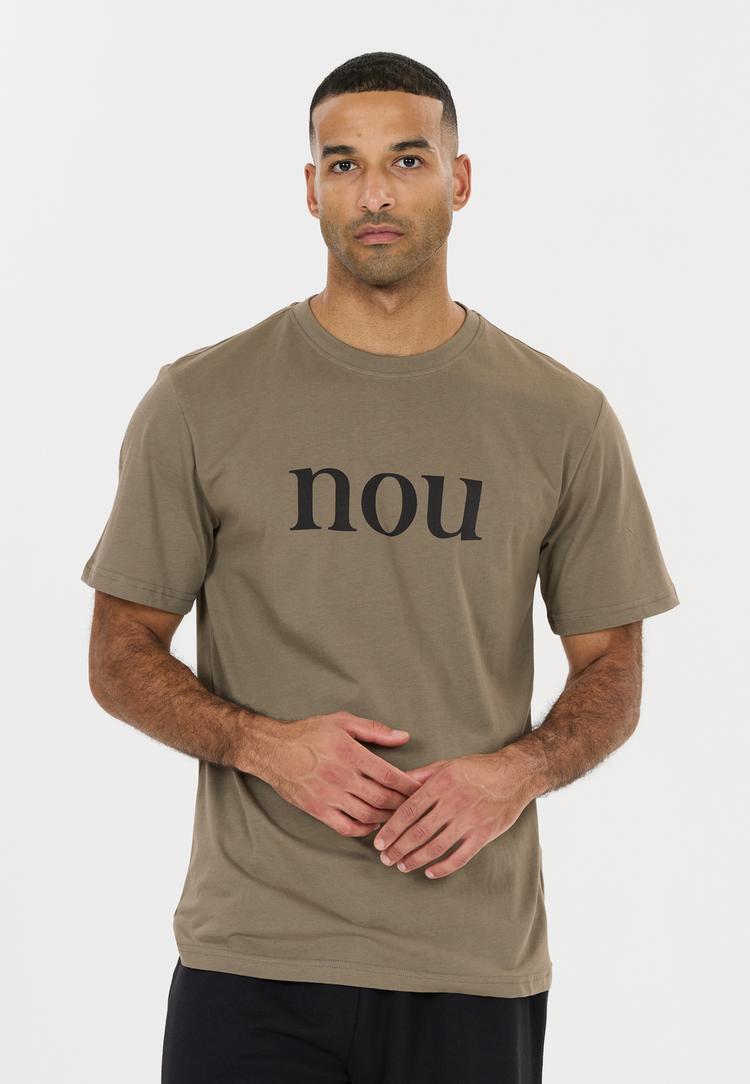 NOU NOU Sadil Printshirt Herren - 3211 Smokey Olive - 0 | SportScheck