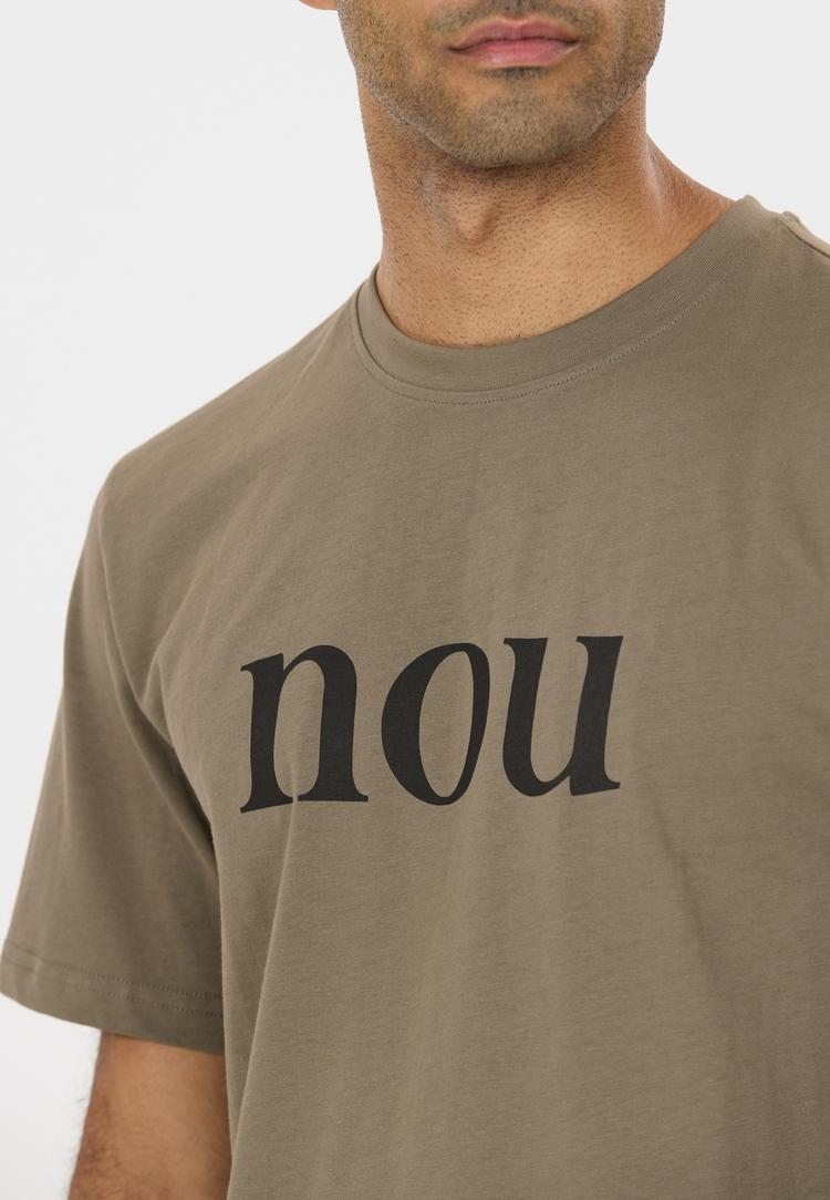 NOU NOU Sadil Printshirt Herren - 3211 Smokey Olive - 1 | SportScheck
