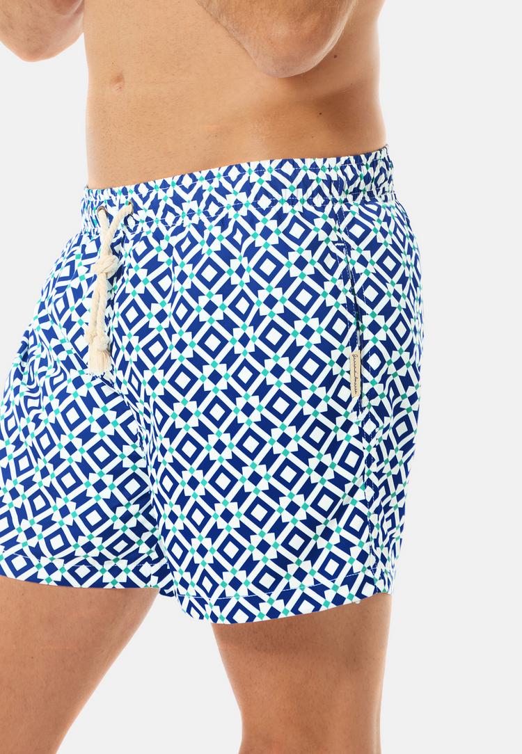 Gassa d'Amante Gassa d'Amante Taormina Badehose Herren - Blau-weiss - 1 | SportScheck