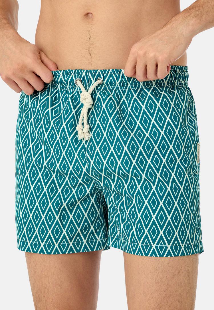 Gassa d'Amante Gassa d'Amante Praiano Badehose Herren - Gr&uuml;n-weiss - 1 | SportScheck