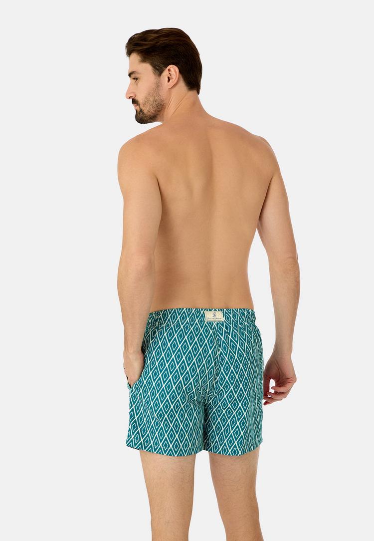 Gassa d'Amante Gassa d'Amante Praiano Badehose Herren - Gr&uuml;n-weiss - 2 | SportScheck