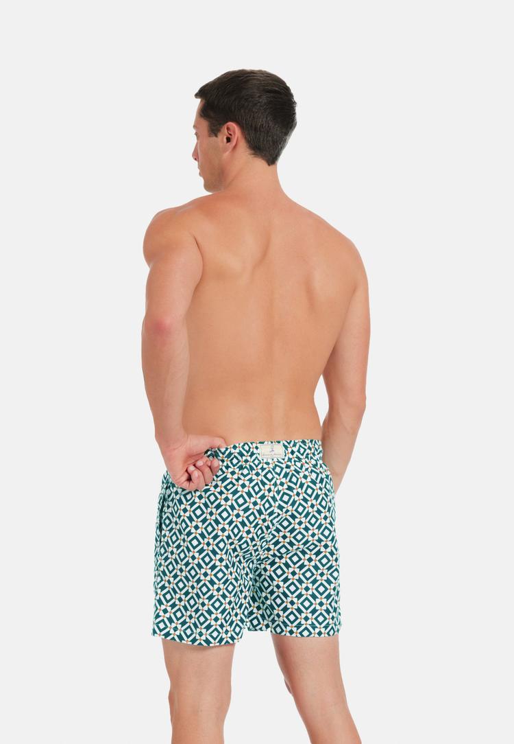 Gassa d'Amante Gassa d'Amante Taormina Badehose Herren - Gr&uuml;n-weiss - 1 | SportScheck