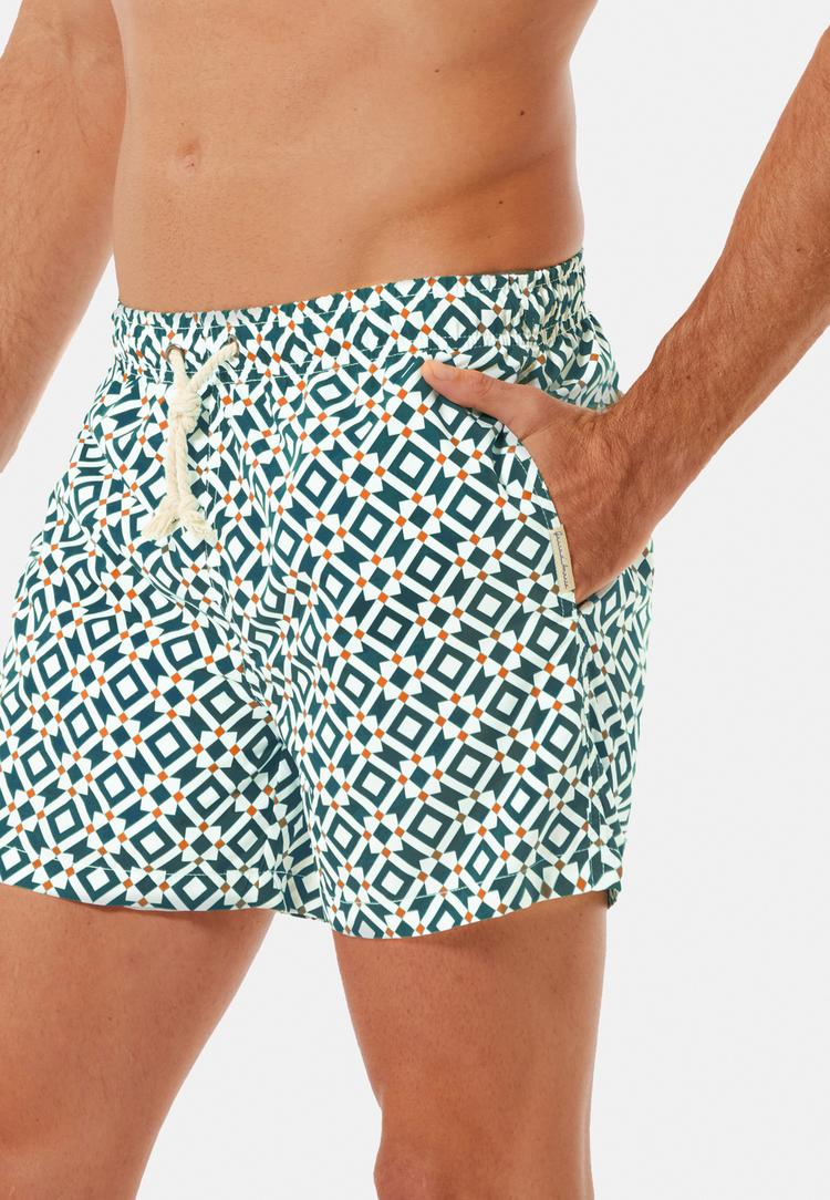 Gassa d'Amante Gassa d'Amante Taormina Badehose Herren - Gr&uuml;n-weiss - 0 | SportScheck