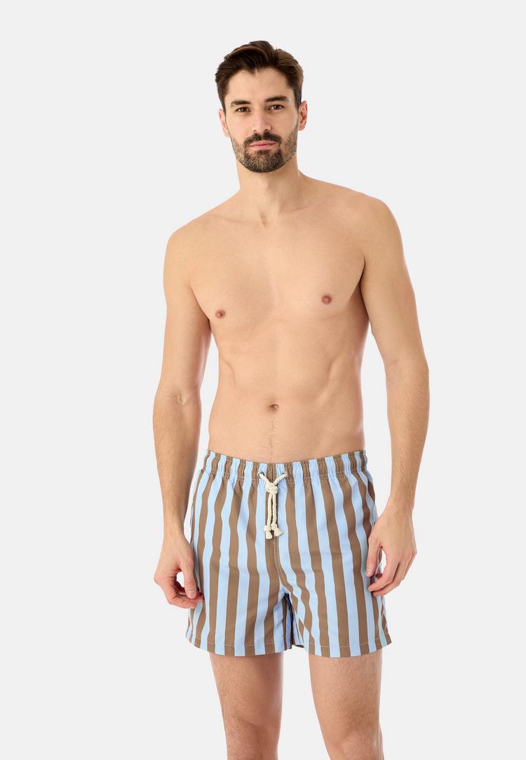 Gassa d'Amante Gassa d'Amante Polignano Badehose Herren - Braun-hellblau - 0 | SportScheck