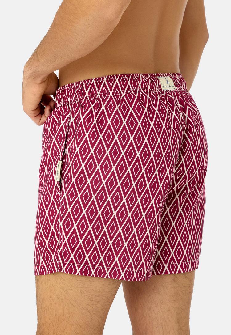 Gassa d'Amante Gassa d'Amante Praiano Badehose Herren - Rot-weiss - 2 | SportScheck