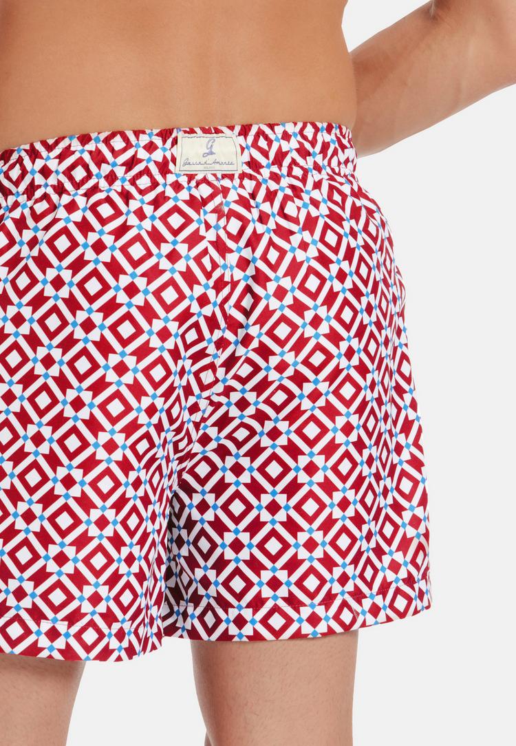 Gassa d'Amante Gassa d'Amante Taormina Badehose Herren - Rot-weiss - 0 | SportScheck