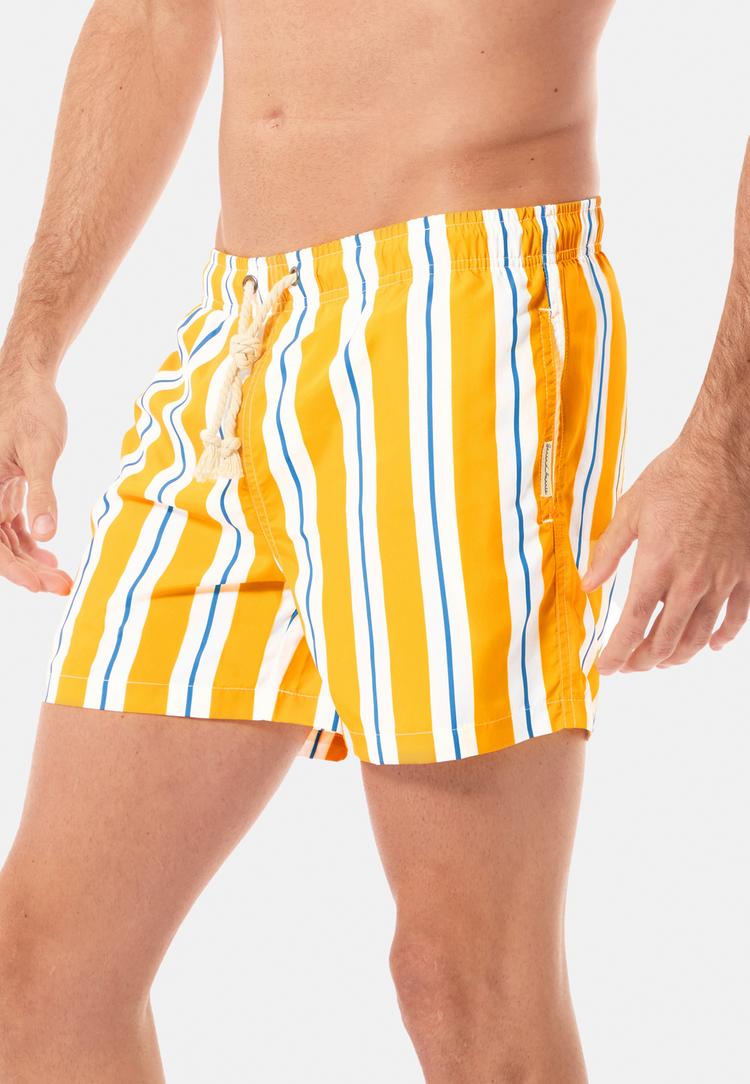 Gassa d'Amante Gassa d'Amante Riccione Badehose Herren - Gelb-weiss - 1 | SportScheck