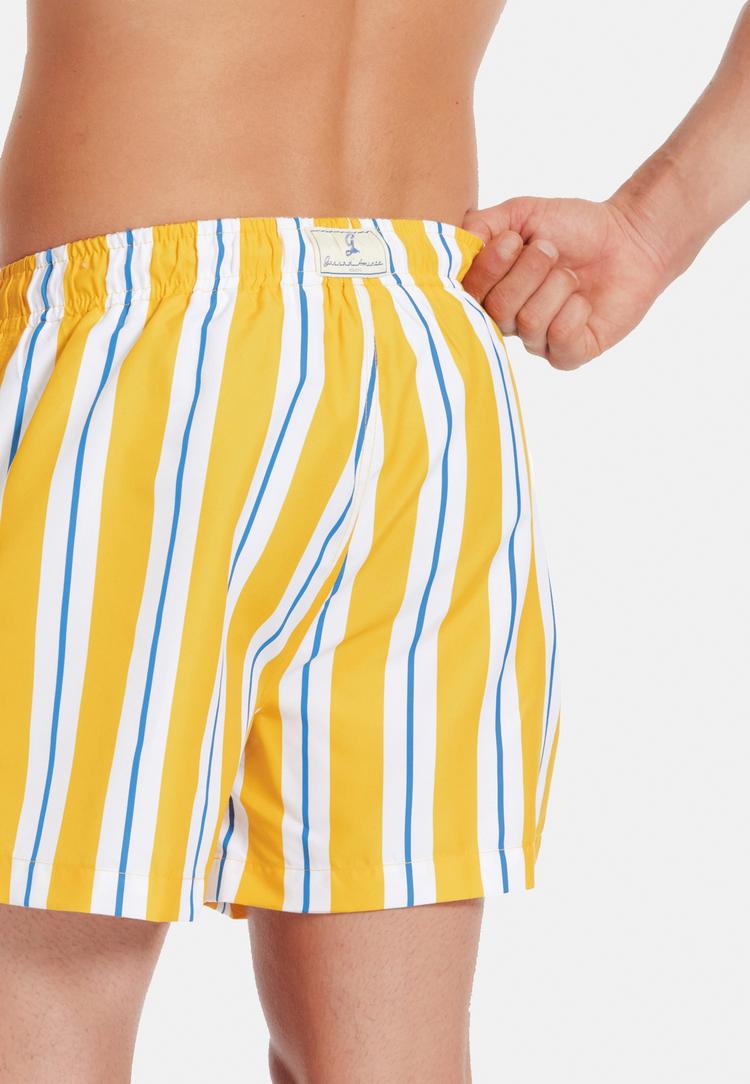 Gassa d'Amante Gassa d'Amante Riccione Badehose Herren - Gelb-weiss - 0 | SportScheck