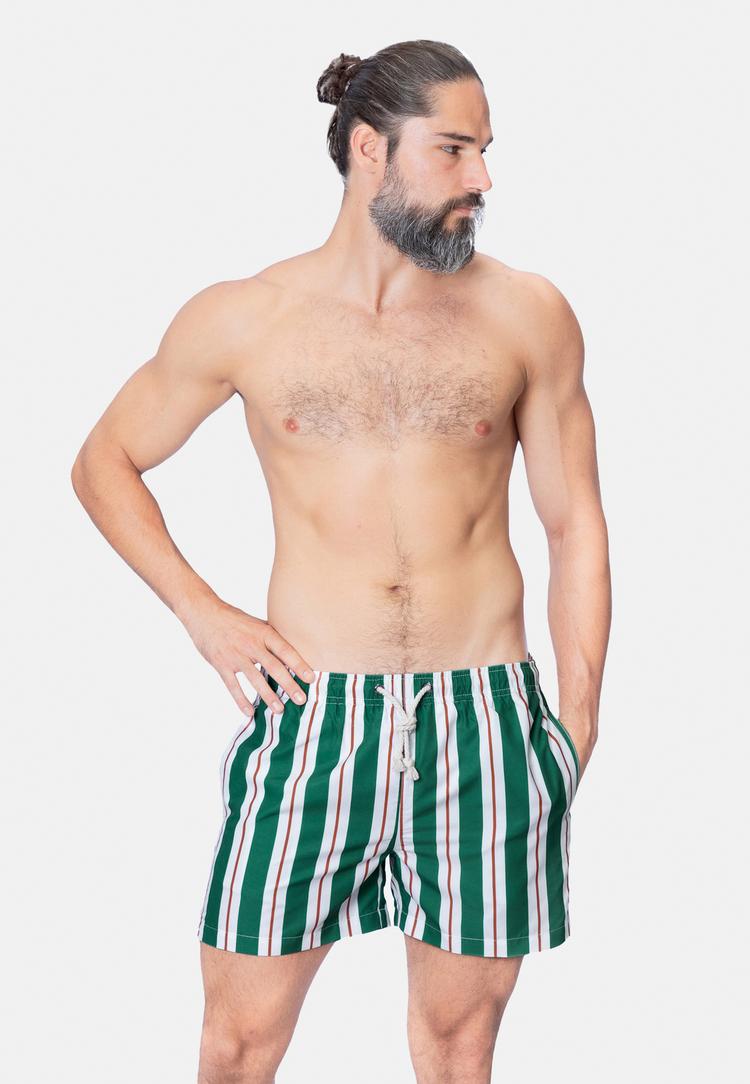 Gassa d'Amante Gassa d'Amante Riccione Badehose Herren - Gr&uuml;n-weiss - 0 | SportScheck