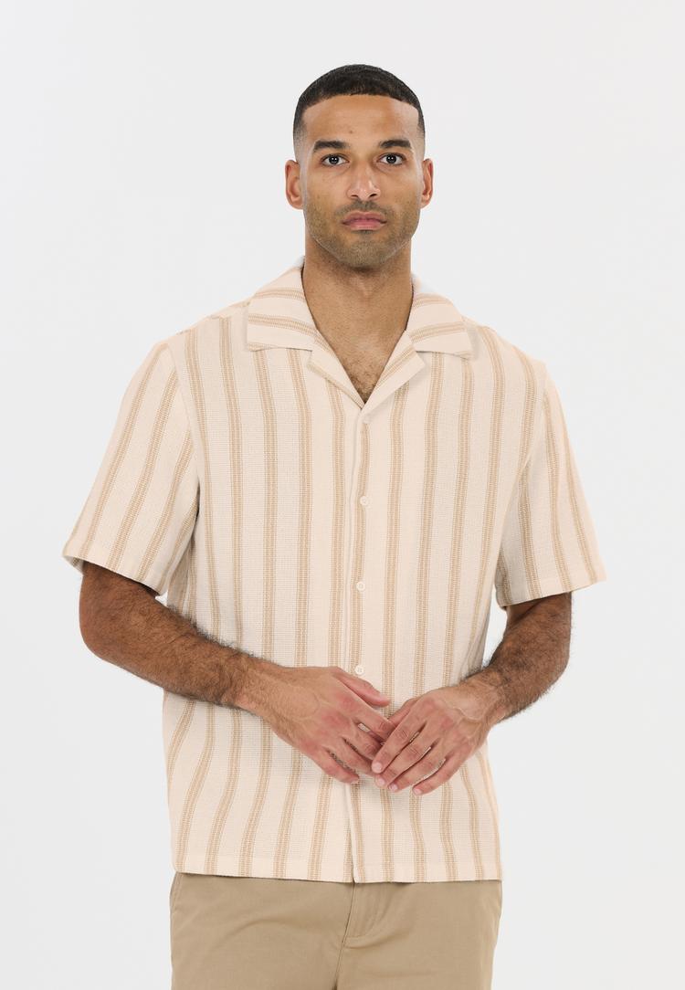 NOU NOU Puth Kurzarmhemd Herren - 1310 Almond Milk - 0 | SportScheck