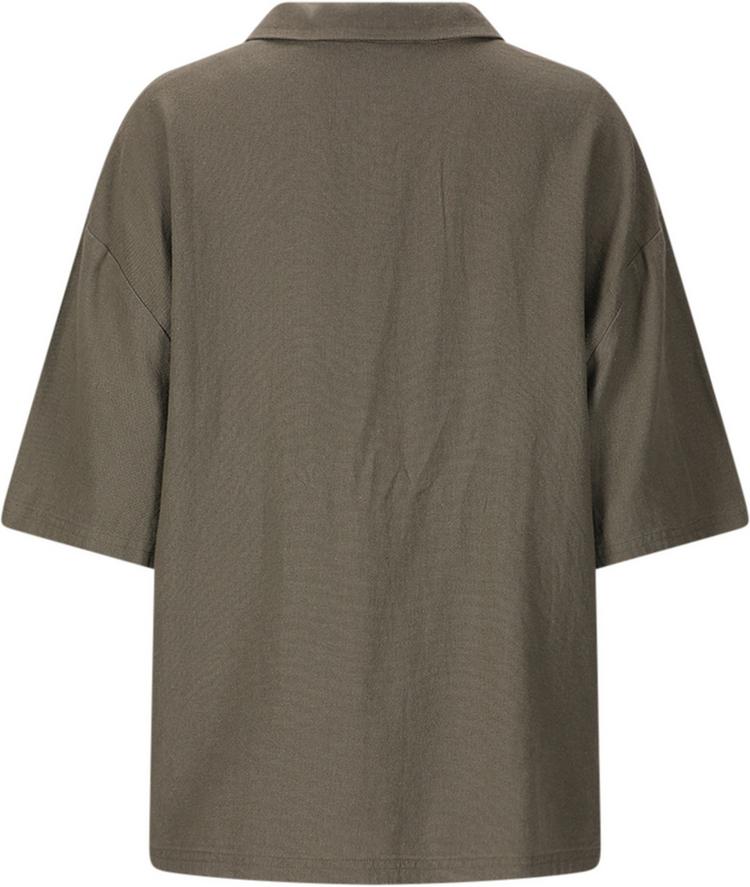 NOU NOU Natasha Kurzarmhemd Damen - 3211 Smokey Olive - 0 | SportScheck