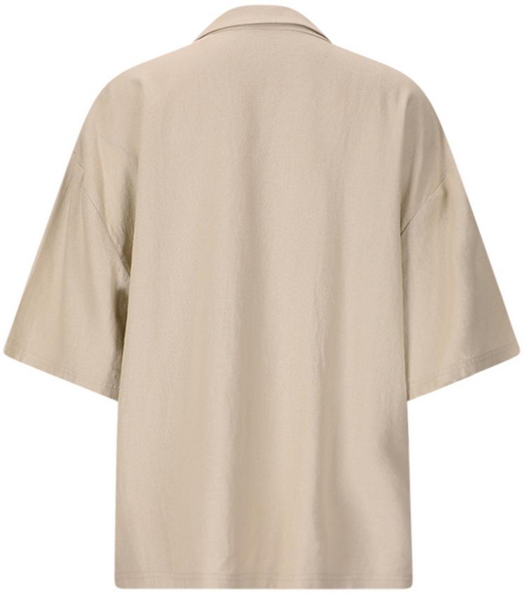 NOU NOU Natasha Kurzarmhemd Damen - 1308 Nou Sand - 0 | SportScheck