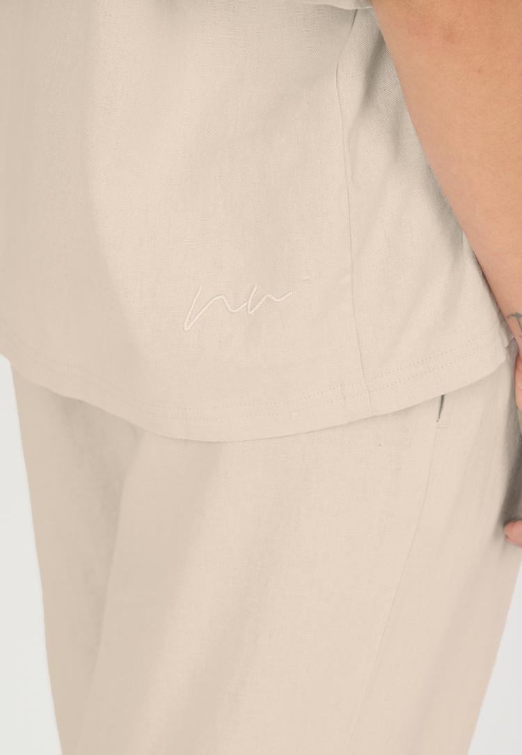 NOU NOU Natasha Kurzarmhemd Damen - 1308 Nou Sand - 0 | SportScheck