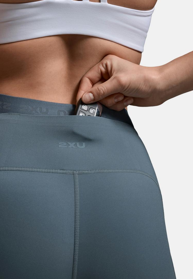 2XU 2XU Form Stash Hi-Rise Tights Damen - dark sage-dark sage - 6 | SportScheck