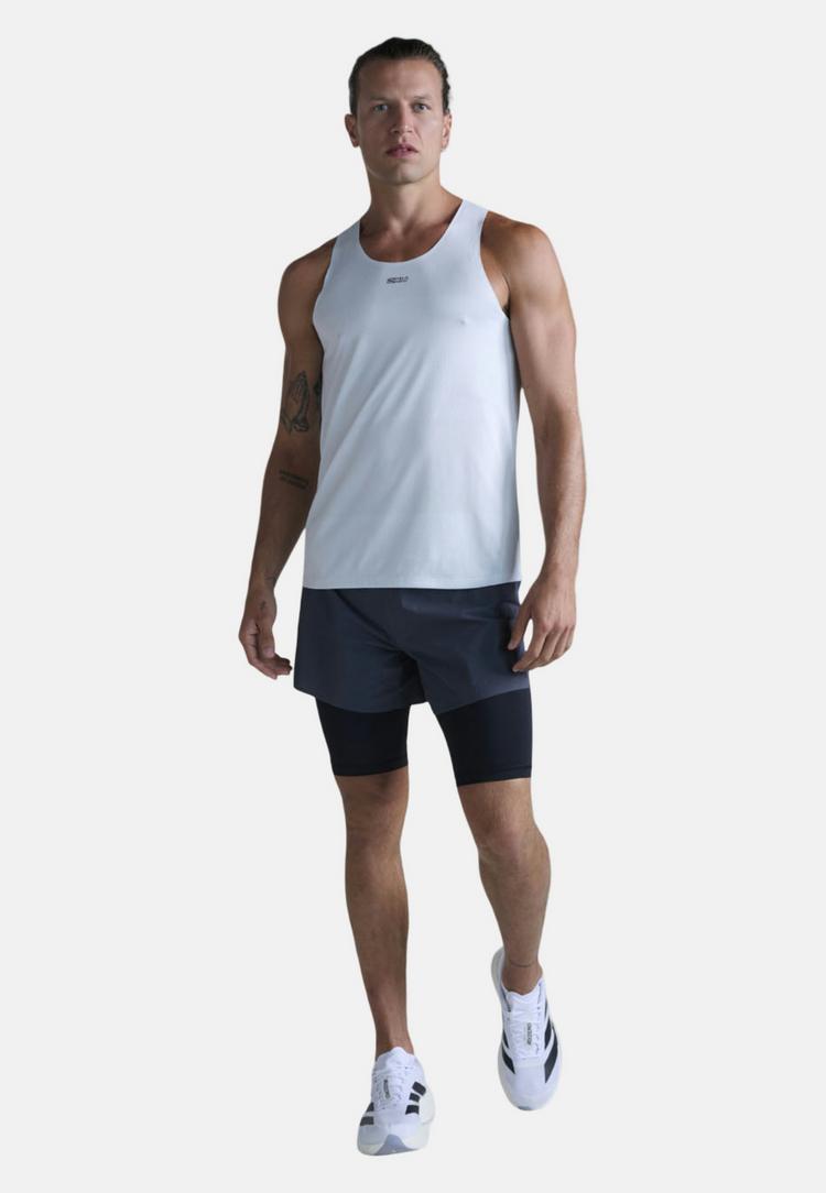 2XU 2XU Light Speed Tech Singlet Funktionsshirt Herren - moonstone-black reflective - 0 | SportScheck
