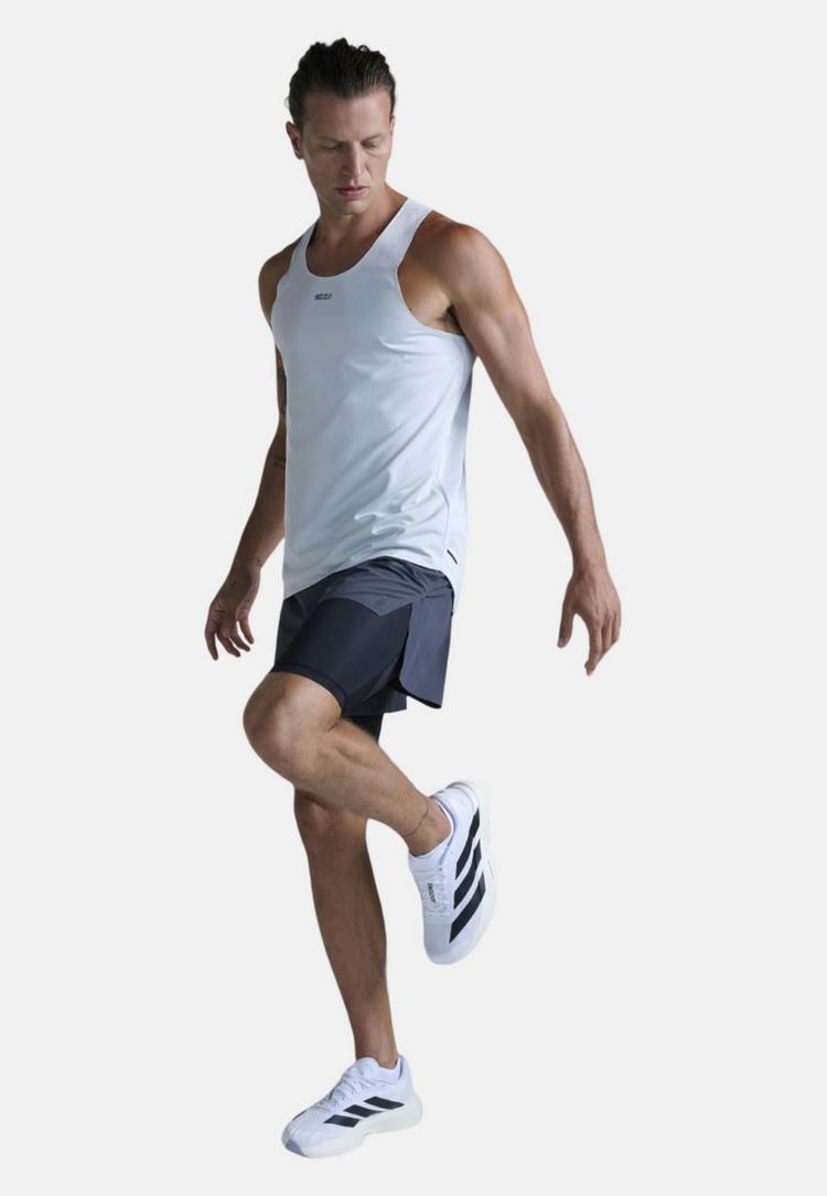 2XU 2XU Light Speed Tech Singlet Funktionsshirt Herren - moonstone-black reflective - 1 | SportScheck