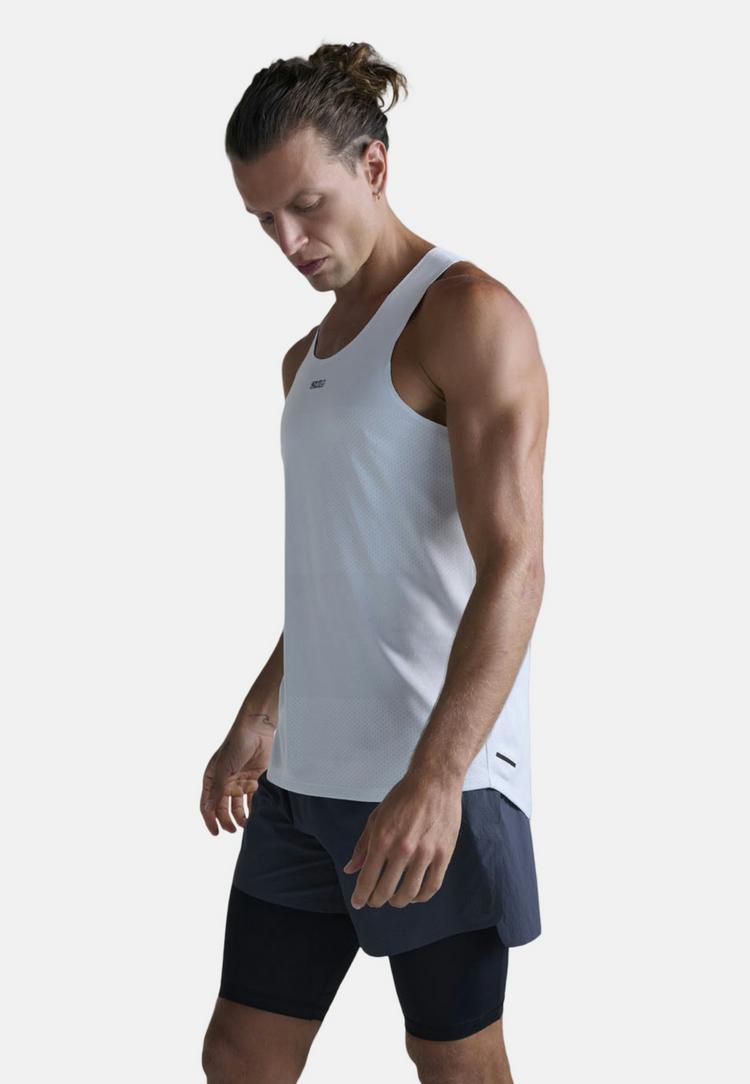 2XU 2XU Light Speed Tech Singlet Funktionsshirt Herren - moonstone-black reflective - 3 | SportScheck