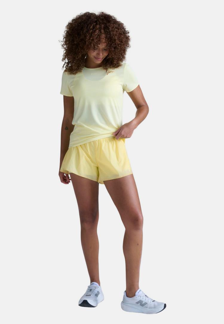 2XU 2XU Light Speed Tech Tee Funktionsshirt Damen - lemon ice-lemon reflective - 0 | SportScheck