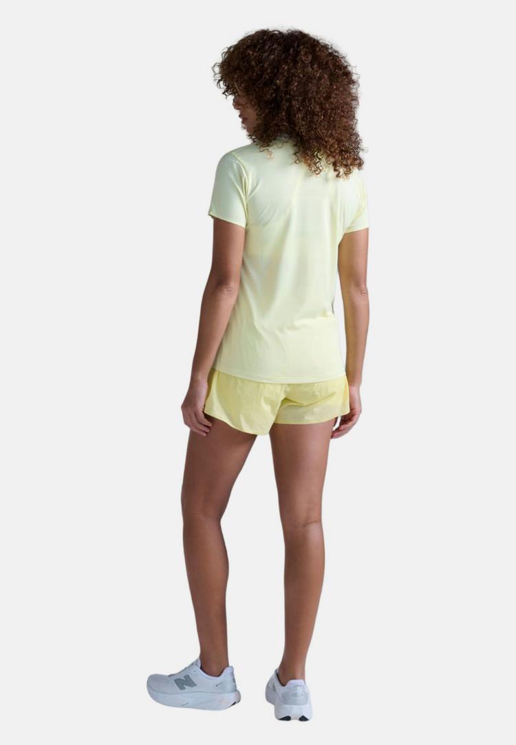 2XU 2XU Light Speed Tech Tee Funktionsshirt Damen - lemon ice-lemon reflective - 3 | SportScheck