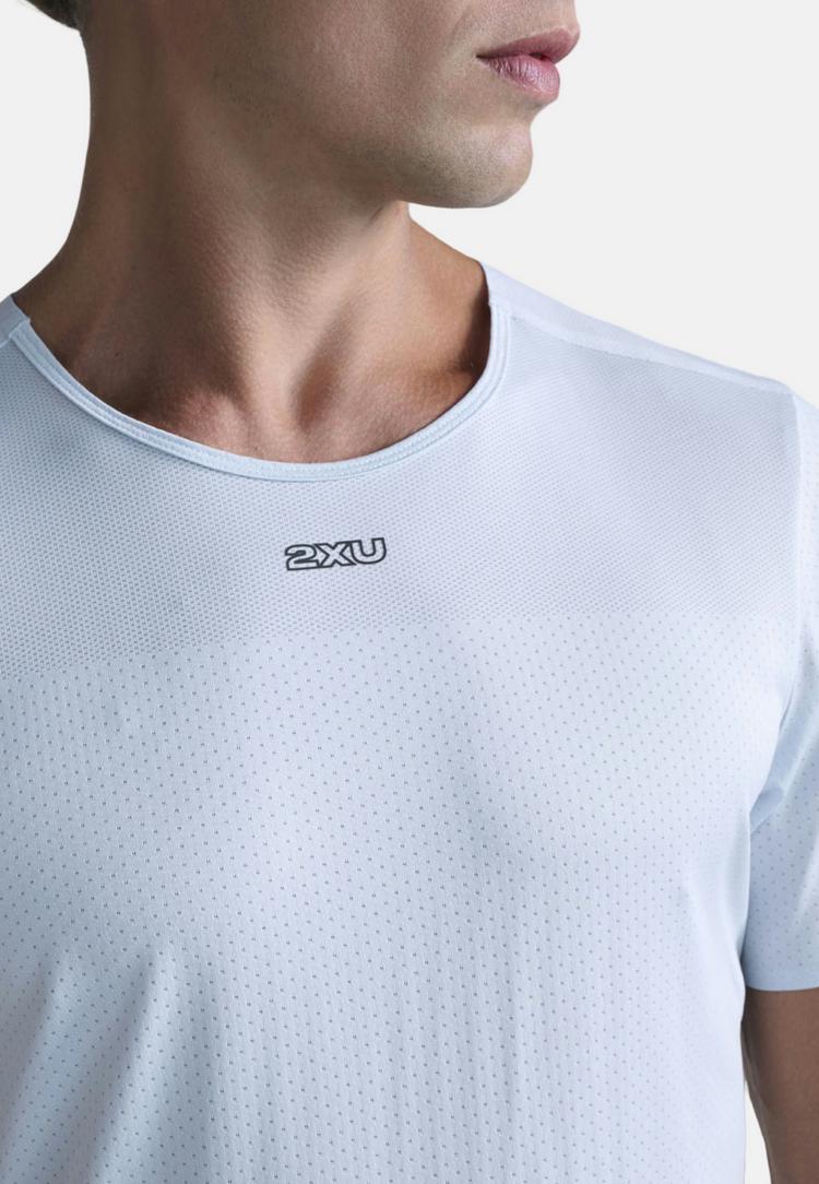 2XU 2XU Light Speed Tech Tee Funktionsshirt Herren - moonstone-black reflective - 6 | SportScheck