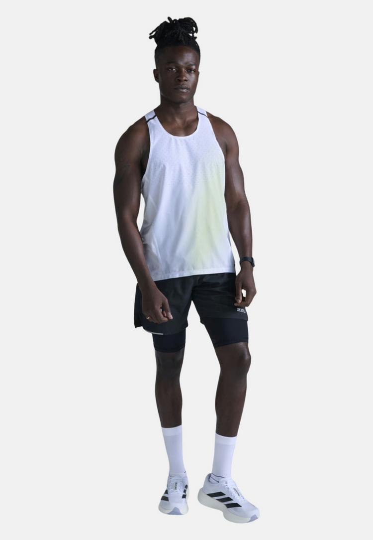 2XU 2XU Light Speed Tech Singlet Funktionsshirt Herren - cool matcha mist-black reflect - 1 | SportScheck