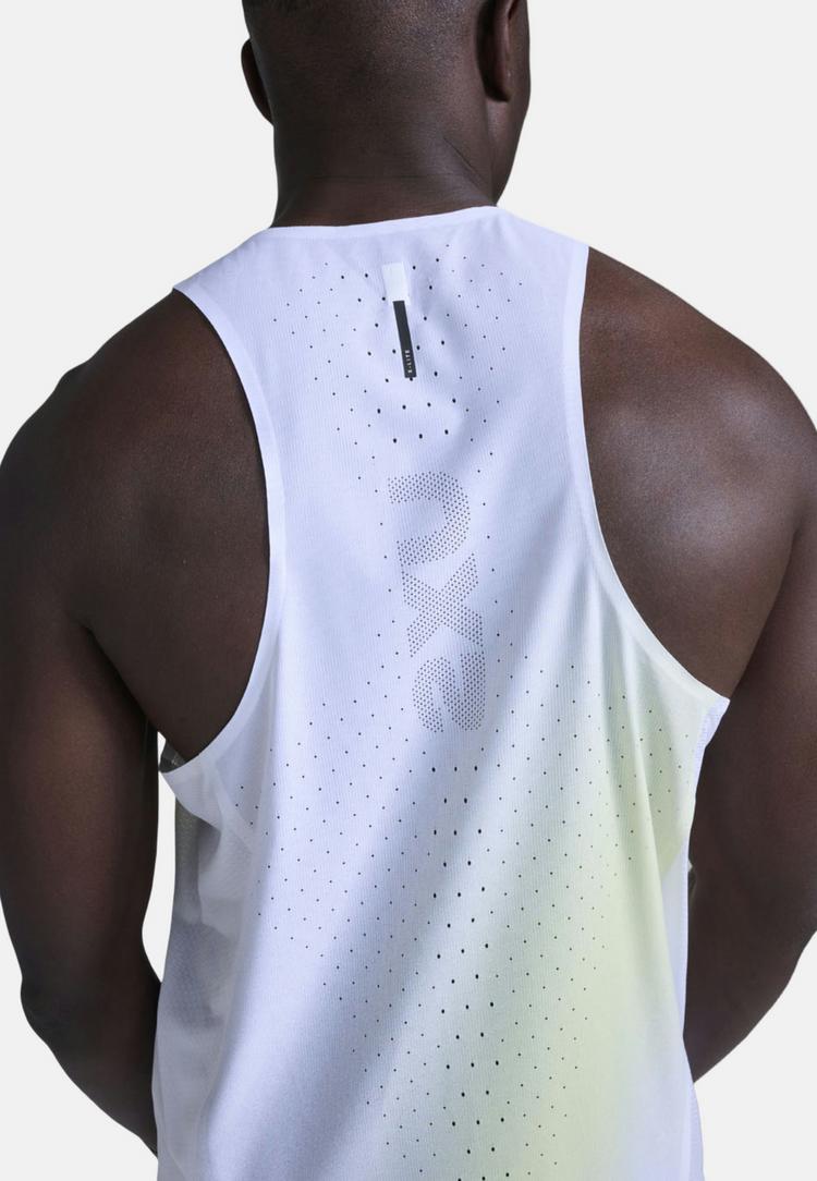 2XU 2XU Light Speed Tech Singlet Funktionsshirt Herren - cool matcha mist-black reflect - 5 | SportScheck