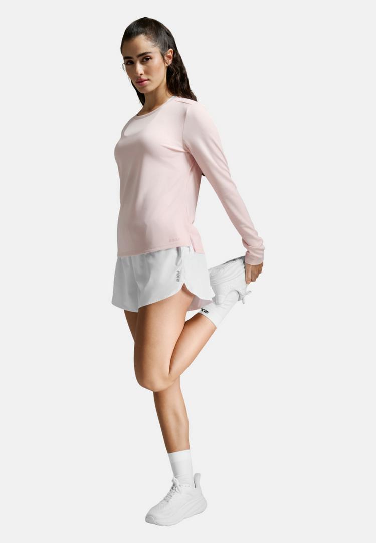 2XU 2XU Ignition Aero Mesh Long Sleeve Funktionsshirt Damen - pink frost-pinkfrostreflective - 2 | SportScheck