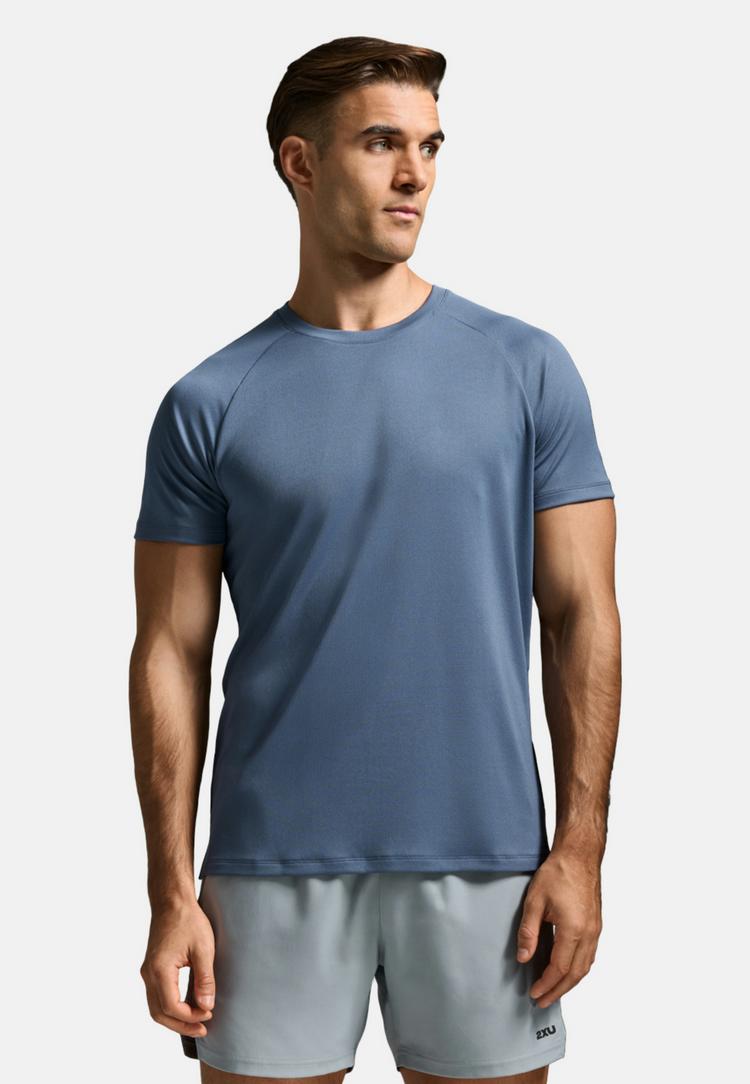 2XU 2XU Aero Mesh Tee Funktionsshirt Herren - indigo-black reflective - 3 | SportScheck